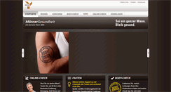 Desktop Screenshot of bkk-maennergesundheit.de